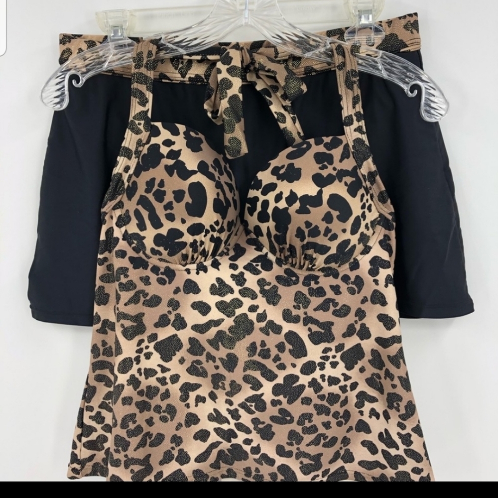 Animal Print Tankini Suit 12
